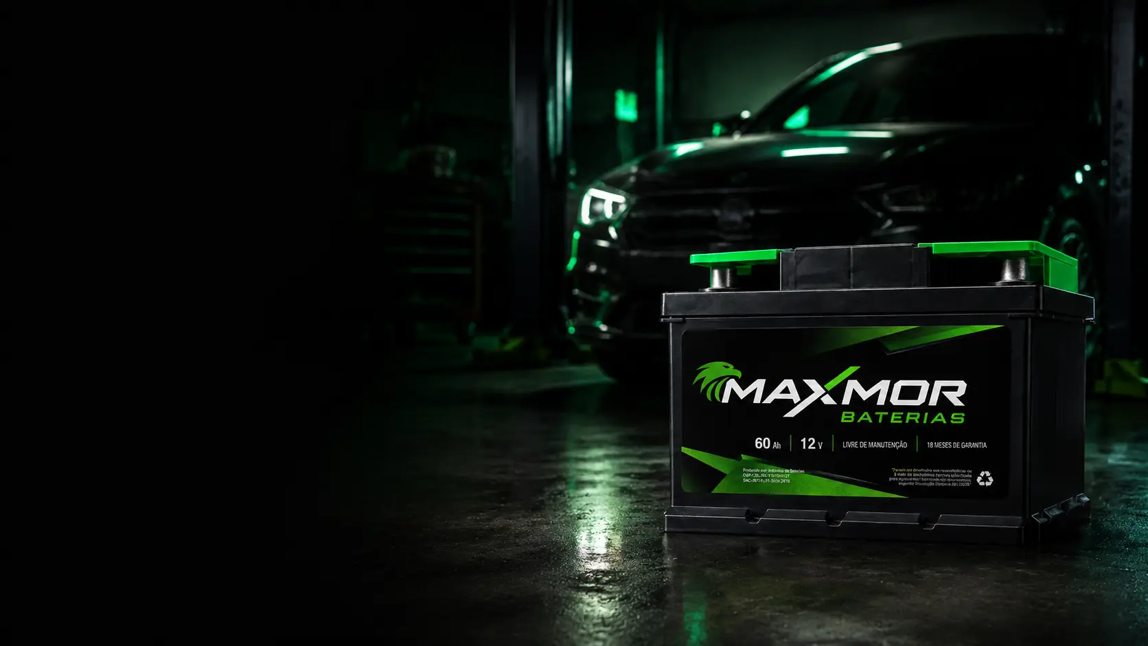 Baterias MaxMor para veículos e revendas